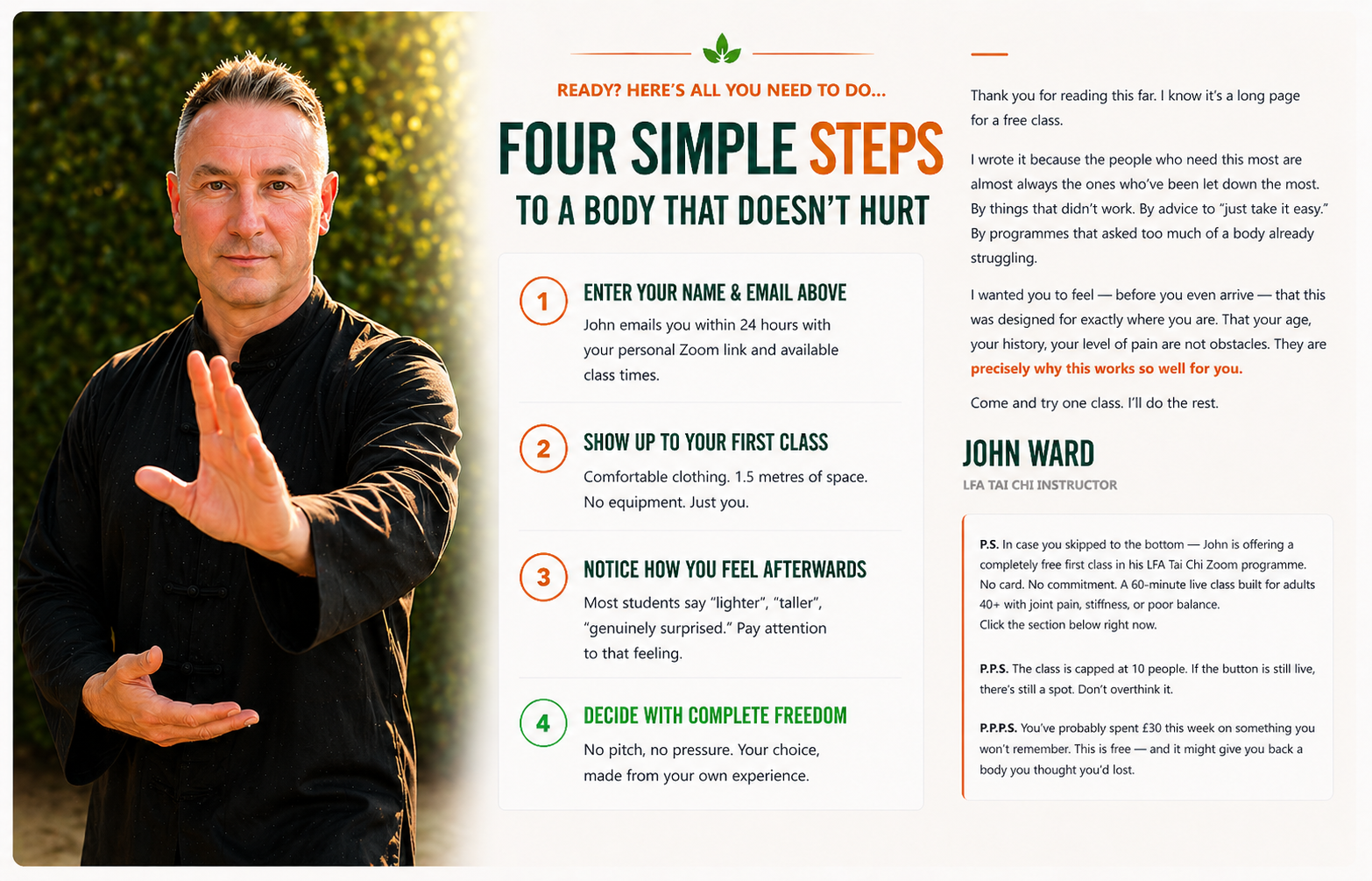 Online Tai Chi Classes