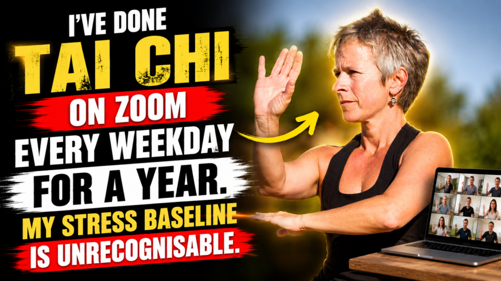 I've Done Tai Chi on Zoom Every Weekday for a Year. My Stress Baseline Is Unrecognisable.
